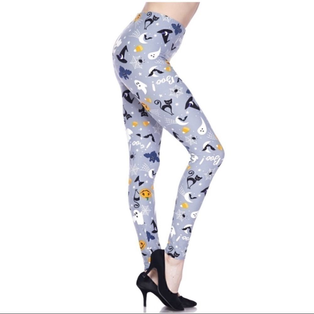 Halloween Print Leggings  